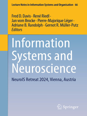 cover image of Information Systems and Neuroscience